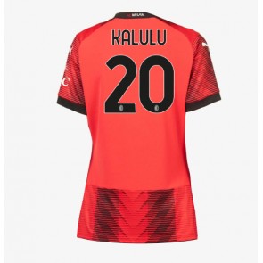 AC Milan Pierre Kalulu #20 Hemmatröja Kvinnor 2023-24 Kortärmad